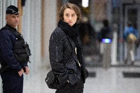 Ending of the Trial of Christophe Ruggia accused of sexually assaulting Adele Haenel - Paris