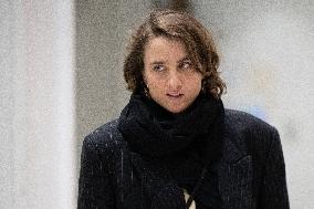 Ending of the Trial of Christophe Ruggia accused of sexually assaulting Adele Haenel - Paris