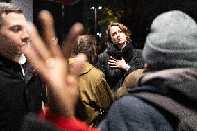 Ending of the Trial of Christophe Ruggia accused of sexually assaulting Adele Haenel - Paris