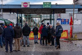 Protest In Pomigliano d'Arco