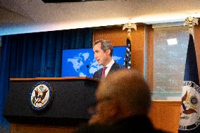 The US Department Of State Hosted A Press Conference