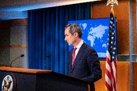 The US Department Of State Hosted A Press Conference