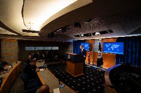 The US Department Of State Hosted A Press Conference