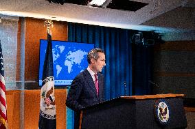 The US Department Of State Hosted A Press Conference