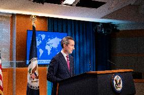 The US Department Of State Hosted A Press Conference