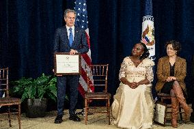 Secretary Of State Antony J. Blinken Will Deliver remarks Secretary’s Human Rights Defender Award Ceremony