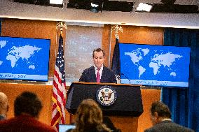 The US Department Of State Hosted A Press Conference