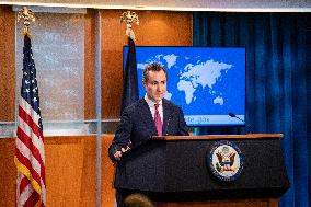 The US Department Of State Hosted A Press Conference