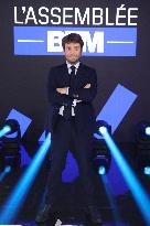 Exclusive - L'Assemblee TV Show on BFM TV - Paris