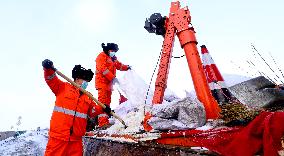 Heavy Snow Hit Zhangye