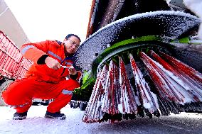 Heavy Snow Hit Zhangye