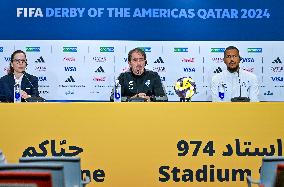 FIFA  Derby Of The Americas Qatar 2024 Mexico's CF Pachuca Press Conference