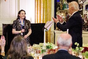 DC: President Biden Delivers Remarks at the Christmas for All Dinner at the White House