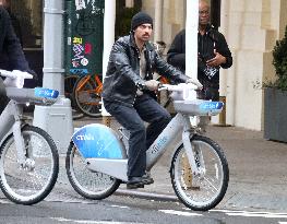 Joe Jonas E-Bike Riding - NYC