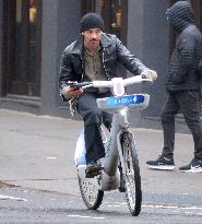 Joe Jonas E-Bike Riding - NYC