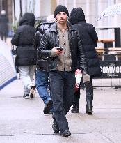 Joe Jonas E-Bike Riding - NYC