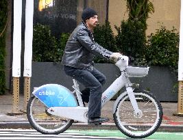 Joe Jonas E-Bike Riding - NYC