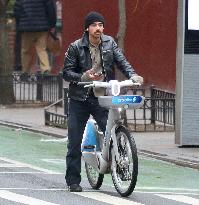 Joe Jonas E-Bike Riding - NYC