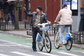 Joe Jonas E-Bike Riding - NYC