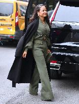 Christina Milian Arrives At Her Hotel - NYC