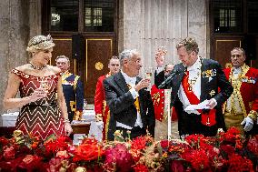 State Banquet For President Of Portugal - Amsterdam