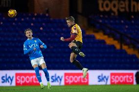 Stockport County v Bradford City - EFL Trophy Second Round