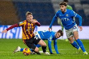 Stockport County v Bradford City - EFL Trophy Second Round