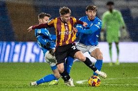 Stockport County v Bradford City - EFL Trophy Second Round