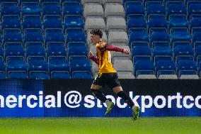 Stockport County v Bradford City - EFL Trophy Second Round