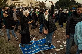 Syrians Celebrate Assad Fall - Damascus