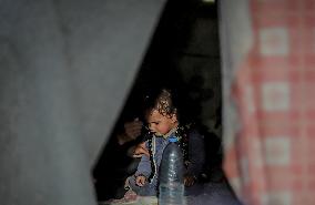 Displaced Live In Makeshift Shelters - Gaza