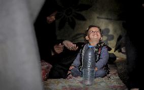 Displaced Live In Makeshift Shelters - Gaza