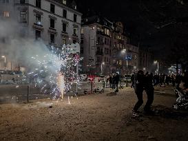 Celebratory And Dangerous Fireworks On New Year’s Eve In Germany