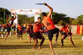 Indian Soldiers Practice Martial Arts - India