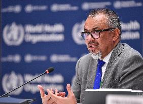 Tedros Adhanom Ghebreyesus Press Conference - Geneva