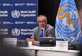 Tedros Adhanom Ghebreyesus Press Conference - Geneva