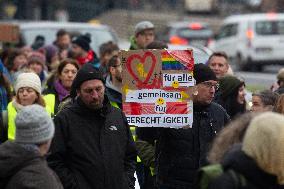 Public Sectors Workers Go On Strike In Cologne