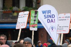 Public Sectors Workers Go On Strike In Cologne