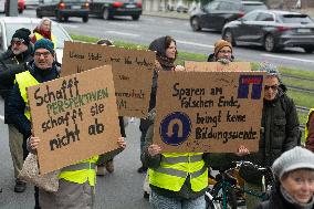 Public Sectors Workers Go On Strike In Cologne