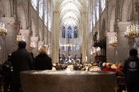 Mass dedicated to Donors at Notre Dame Cathedral - Paris