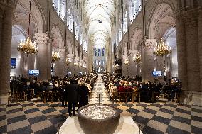 Mass dedicated to Donors at Notre Dame Cathedral - Paris