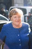 Angela Merkel Arrives At Her Book Signing - Milan