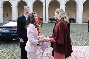 State Visit to Italy of The Spanish Royals - Rome