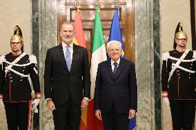 State Visit to Italy of The Spanish Royals - Rome