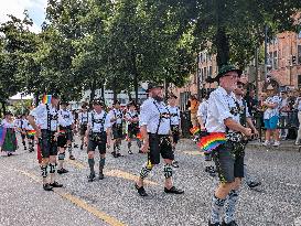 Annual Christopher Street Day Munich. Celebrating Pride And Equality