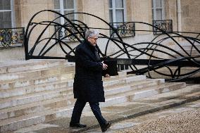 Council Of Ministers Of The French Government At The Elysée Palace, In Paris