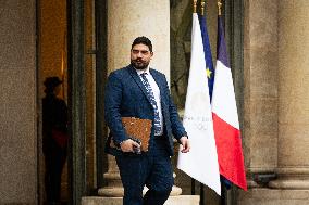 Council Of Ministers Of The French Government At The Elysée Palace, In Paris