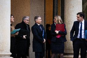 Council Of Ministers Of The French Government At The Elysée Palace, In Paris