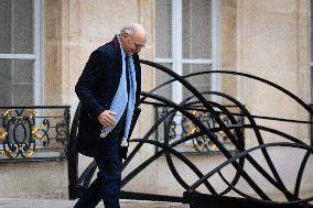 Council Of Ministers Of The French Government At The Elysée Palace, In Paris