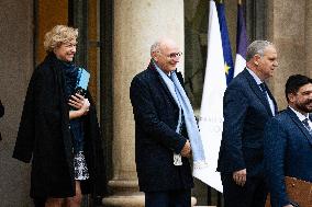 Council Of Ministers Of The French Government At The Elysée Palace, In Paris